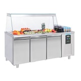 thumbnail of Saladette 3 deuren 4x 1/1Gn containers