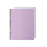 thumbnail of Caderno A4+ capa extra rígida 80H 80G pautado microperfurado 1 faixa colorida Navigator Lavanda