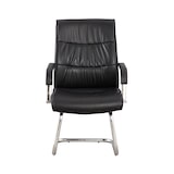 thumbnail of Casa Collection poltrona ufficio attesa norwich, poliuretano, 60x70x105 cm, colore nero