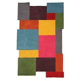 thumbnail of Handgetufteter Wollteppich `Thames Eva` - Geometrisch & Modern. Farbe: Multi, 120x180 cm | Kadima Design