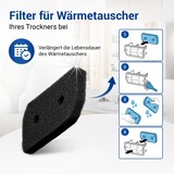 thumbnail of Schaumfilter passend wie Bosch 12007650 Filtermatte für Wäschetrockner