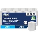 thumbnail of Tork Universal Recycled Toilettenpapier T4 2-lagig 120776 30 Rollen à 400 Blatt
