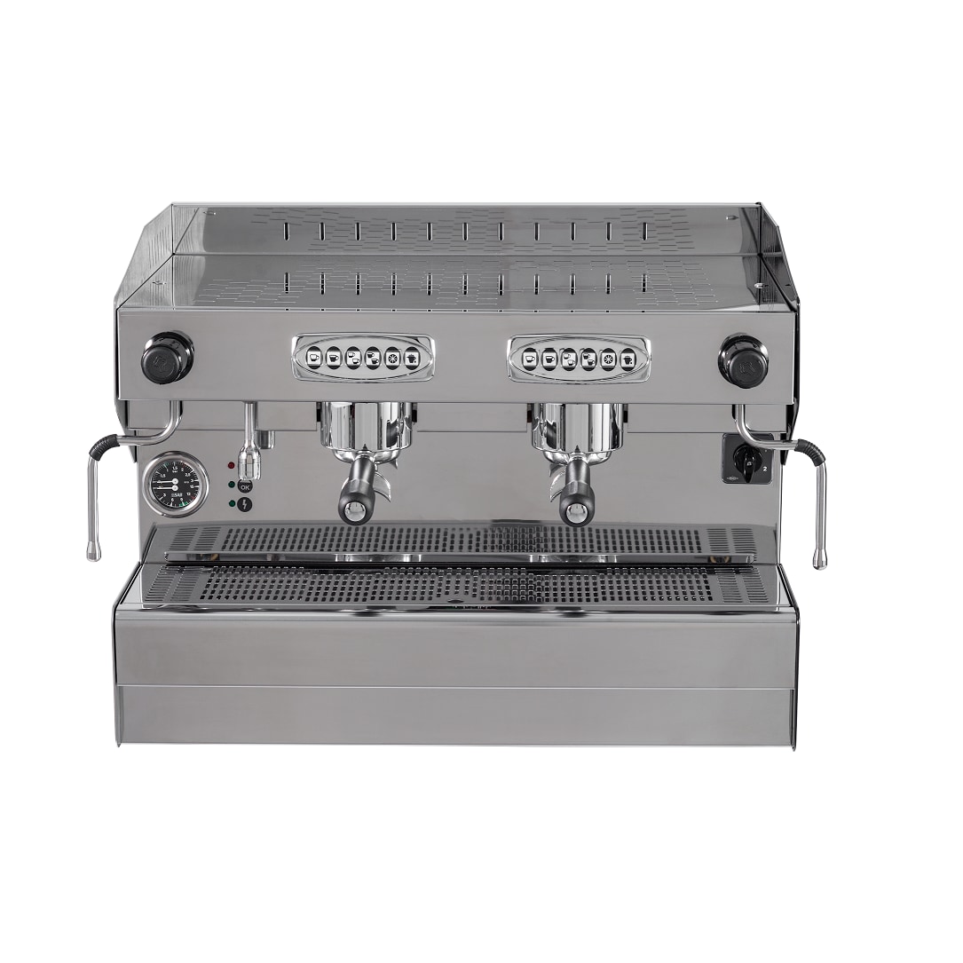 Siebträger - Espressomaschine MILANO  2 Gr. Autom. - Farbe: Schwarz