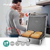 thumbnail of Nedis Kontakt Grill - 2000 W - 29 x 23 cm - Einstellbare Temperaturregelung - Edelstahl / Kunststoff