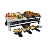 thumbnail of Steba Multi Raclette RC 108 mit Grillplatte und Natursteinplatte, inklusive Pfännchenablagen und Pfännchenschaber