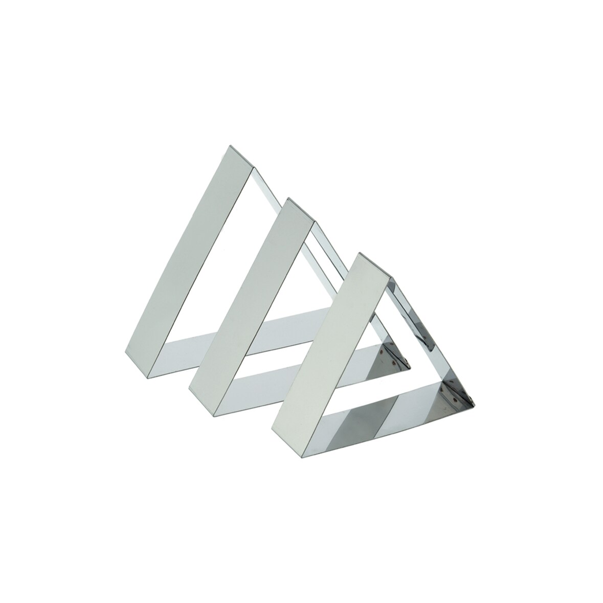 Schneider - Tortenring "Dreieck", Edelstahl, 180 x 50 mm