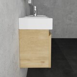 thumbnail of Alpenberger Badmöbel Waschtisch Set | Waschbeckenunterschrank mit Keramikbecken Waschplatz Gäste-WC | Vormontiert Unterschrank mit SoftClose Klapptür