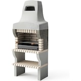thumbnail of MF - Barbecue Prefabbricato in Muratura per Legna e Carbone Modello Bailen Plus (Grigio Beige - 86,5 x 58 x 220 cm) REF: 8888 - Uso Esterno