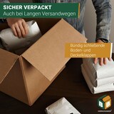 thumbnail of 25 x Faltkarton (260 x 170 x 120 mm) stabil 1-wellig Versandkarton Päckchen DHL Hermes Schachtel Box Paket braun BB-Verpackungen