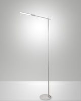 thumbnail of Ideal - Verstellbare weiße LED-Stehleuchte aus Metall, H. 130 cm, Fabas Luce - Integriertes 10-W-LED-Licht, CCT (3000 K, 4000 K, 5000 K, 6000 K)