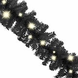 thumbnail of vidaXL Weihnachtsgirlande mit LED 10 m Schwarz
