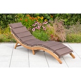 thumbnail of Merxx Capri Liegezusammenklappbar. inkl. AuflagenaturStahlgestell mit Kunststoffgeflecht und FSC® Akazienholz