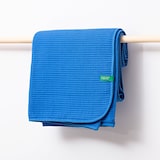 thumbnail of Benetton - Coperta 140x190 cm 200 g/mq 100% cotone blu