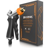 thumbnail of Brandson Garten Handbrause Metall Messing - Gartenbrause - 1/2 Zoll für Gartenschlauch - Pistolengriff mit Halteclip - 170 psi Wasserdruck
