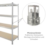 thumbnail of 4x Schwerlastregal 180x160x60 cm Traglast 1000 kg Steckregal Lagerregal Kellerregal Werkstattregal