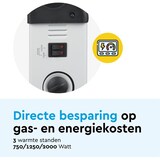 thumbnail of BRASQ Elektrische Convectorkachel - Verstelbare thermostaat - 750/1250/2000 watt - Verwarming - Wit