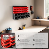 thumbnail of tectake Etagère murale avec 30 bacs de rangement - par pièce - 402111