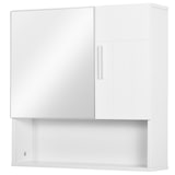 thumbnail of kleankin Armadietto Specchiera Pensile in Legno a 2 Ante Bianco