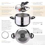 thumbnail of San Ignacio - Dina Kochgeschirrset 8-teilig mit 3 Pfannen und Schnellkochtopf