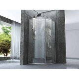 thumbnail of Box Doccia Semicircolare Trasparente 6mm Doppia Scorrevole H190cm - 90x90 raggio 55cm