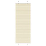thumbnail of vidaXL Plissee Creme 80x200 cm Stoffbreite 79,4 cm Polyester