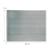 thumbnail of Relaxdays Zaunblende, Sichtschutz für Gartenzaun & Balkongeländer, HDPE Gewebe, UV-stabilisiert, wetterfest, 1x20m, grün