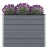 thumbnail of vidaXL Hochbeet 100 x 100 x 77 cm Verzinkter Stahl Grau