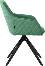 thumbnail of ML-Design – Esszimmerstuhl drehbar Grün | Textil Webstoff, 360° Drehstuhl, Armlehnen, Rückenlehne, ergonomischer Loungesessel