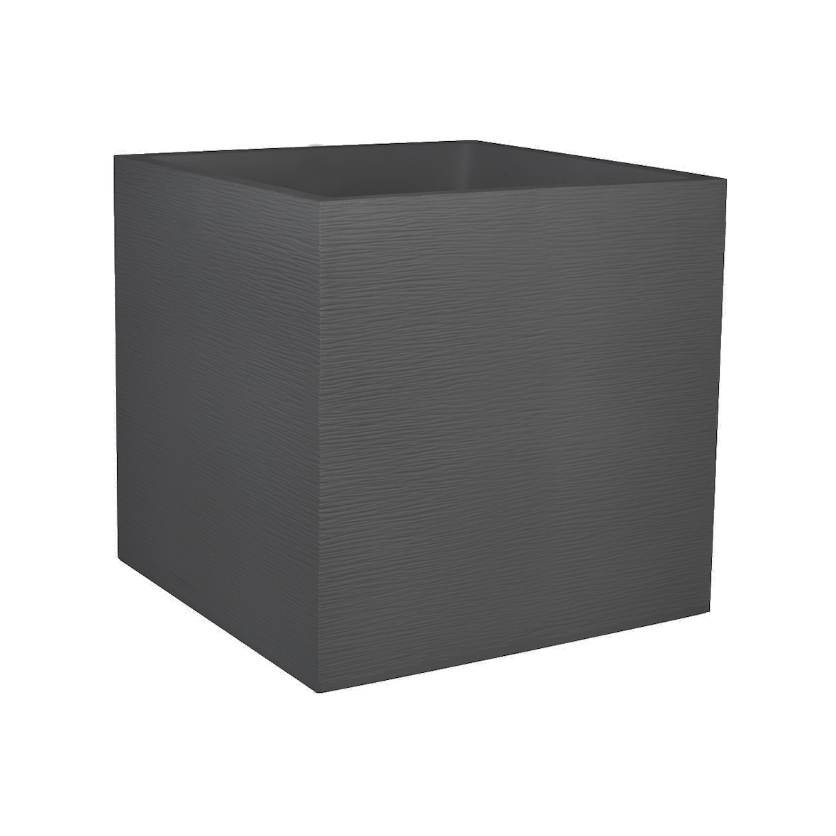 Pot carre GRAPHIT anthracite 57L POETIC