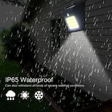 thumbnail of Luminária solar com sensor de movimento e luz para uso interior/exterior, 24 LEDs COB