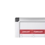 thumbnail of Bi-Office Maya - Quadro Branco Magnético Planificação Anual 365 Dias, com Aro em Alumínio, 90x60cm