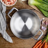 thumbnail of Wok en inox à 2 anses fixes  Ø38cm