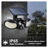 thumbnail of Luz exterior solar com sensor de movimento 56 LEDs solares 2 cabeças