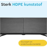 thumbnail of BRASQ Inklapbare Vouwtafel Zwart - 180x70x74cm - Klaptafel - Weerbestendig - Tafel met draaghandvat