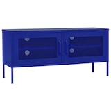 thumbnail of vidaXL TV-Schrank Marineblau 105x35x50 cm Stahl
