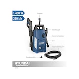 thumbnail of Hyundai hogedrukreiniger 1400 W - 105 bar