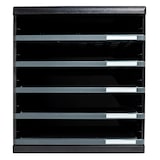 thumbnail of Exacompta 303714D 1x MODULO modulaire ladenbox met 5 open laden voor A4+ documenten, Ecoblack, zwart