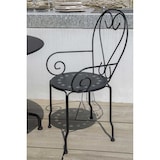 thumbnail of Vacchetti Poltrona metallo new old antracite chiaro cm49x48h43/59/90