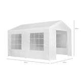 thumbnail of METRO PROFESSIONAL Gazebo per eventi con parete laterale Blenheim, acciaio/poliestere, 3 x 4 m, idrorepellente, bianco