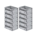 thumbnail of PROREGAL Eurobox NextGen Insight | HxBxT 17x30x40cm | 16 Liter | Seite offen | Eurobehälter, Transportbox, Transportbehälter, Stapelbehälter