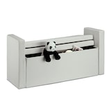 thumbnail of Relaxdays Sitzbank mit Lehne, 2 Kissenrollen, faltbar, Aufbewahrung, gepolstert, Flur, Sitztruhe 75 x 115 x 47 cm, Creme