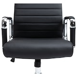 thumbnail of Chaise de bureau Kolumbus cuir véritable Noir