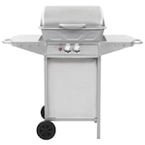 thumbnail of Barbecue A Gas Con Griglia 2 Fornelli Argento Acciaio Inox