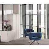 thumbnail of BISLEY Essentials Flügeltürenschrank abschließbar - Stahlschrank mit 3-Punkt-Schloss & Flügeltüren - Aktenschrank aus Metall mit 1 Fachboden für 2