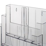 thumbnail of Porte-brochures multiple "Universum" – A4 – Paysage – polystyrène – transparent – VKF Renzel