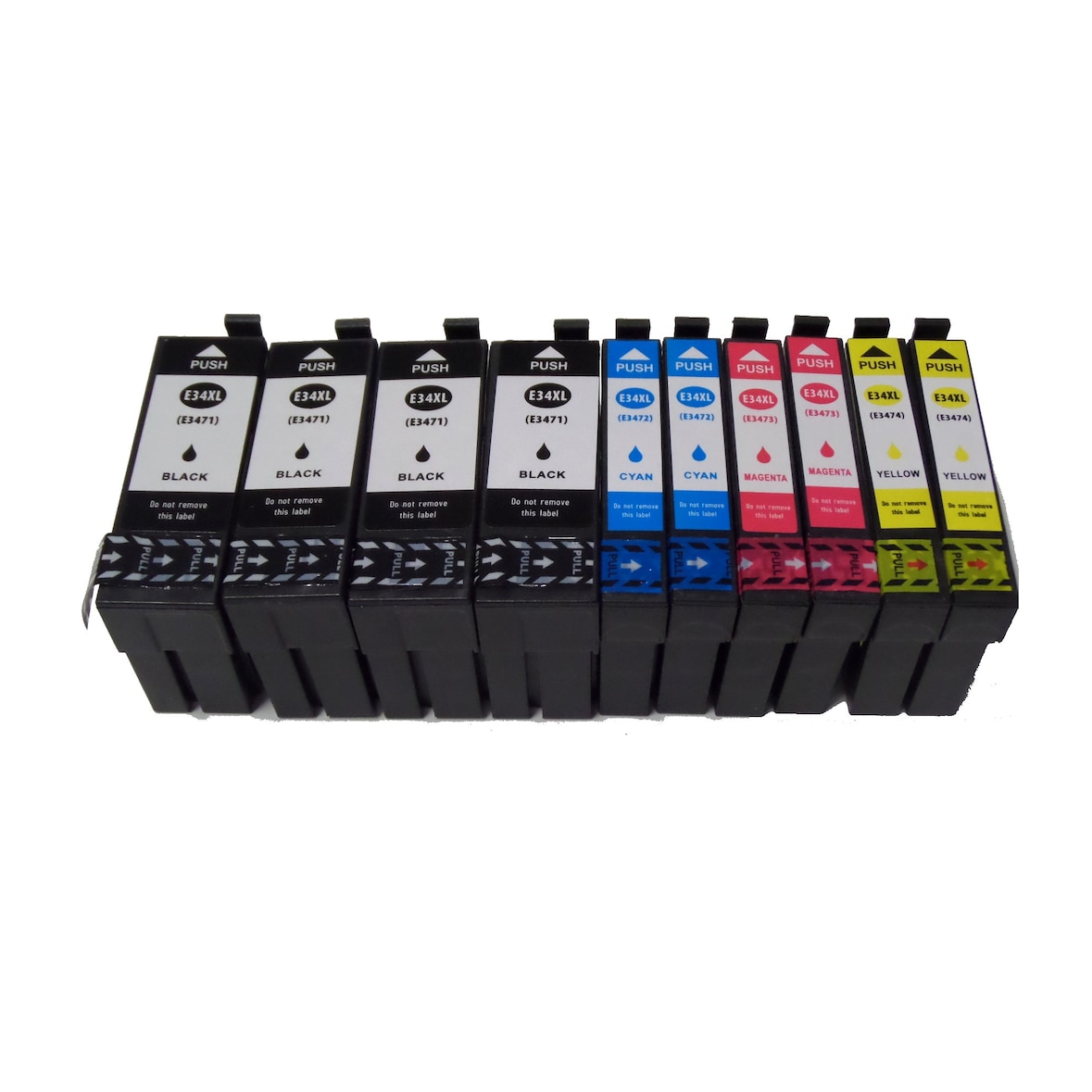 10x Tintenpatronen kompatibel f. Epson Work Force PRO WF-3720 DW ersetzt Epson 34XL und 34 Tintenpatronen