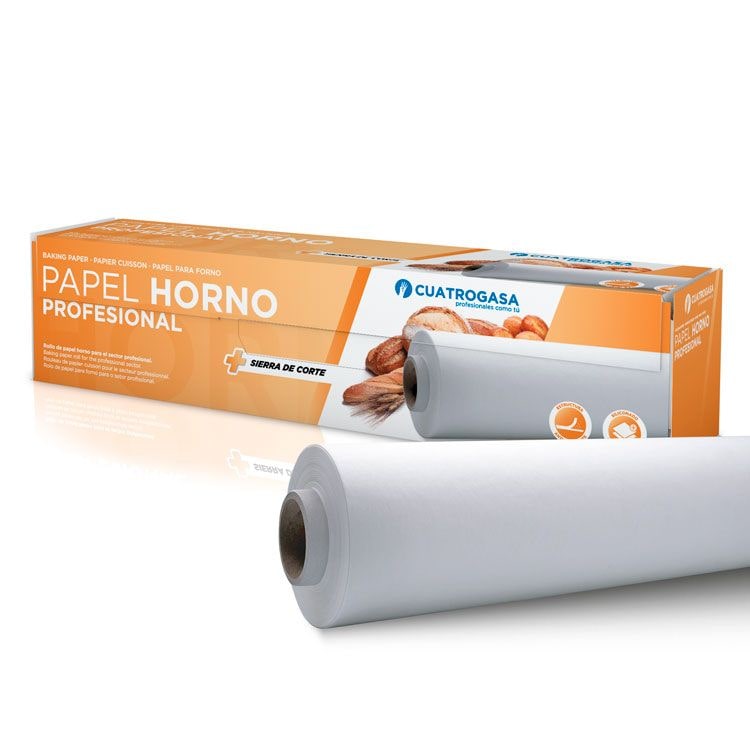 cuatrogasa papel horno rollo 380mm 100m 41g