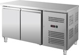 thumbnail of GastroHero Kühltisch ECO 2/0 GN 1/1 Edelstahl Umluftkühlung -2 °C bis +8 °C 230 V LED-Thermostat 1360x700x850 mm 228 L 2-türig