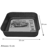 thumbnail of Bandeja de aluminio antiadherente Happy Stone para hornear, 29 x 25 x 6 cm