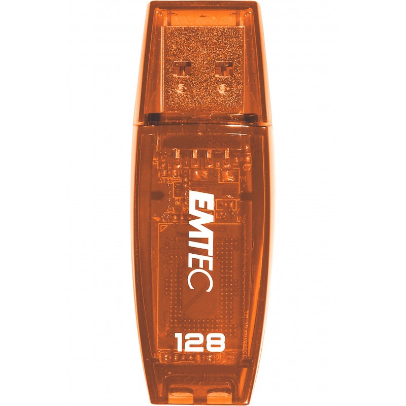 Clé Usb 2.0 Emtec 128 Go Orange